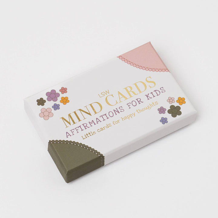 Pack of affirmation cards for kids on a white background