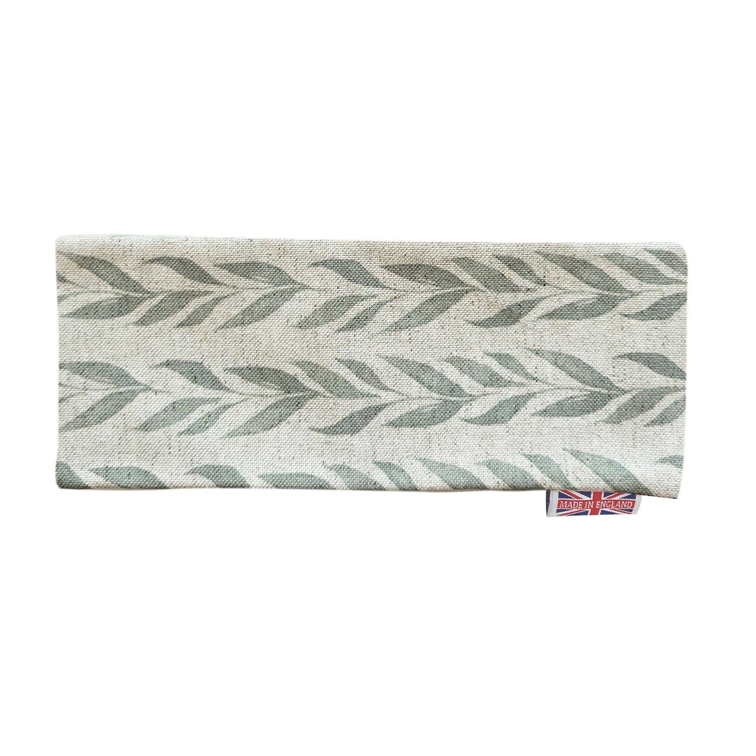 Eye Pillow - Teal Leaf
