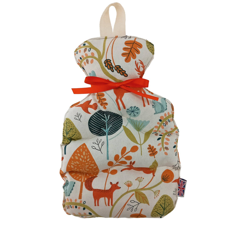 Wheat bottle with Scandi Woodland design