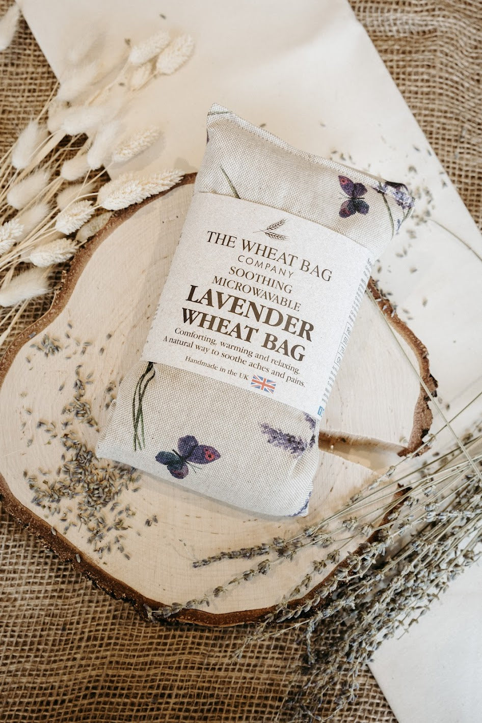 French Lavender Cotton Wheat Bag