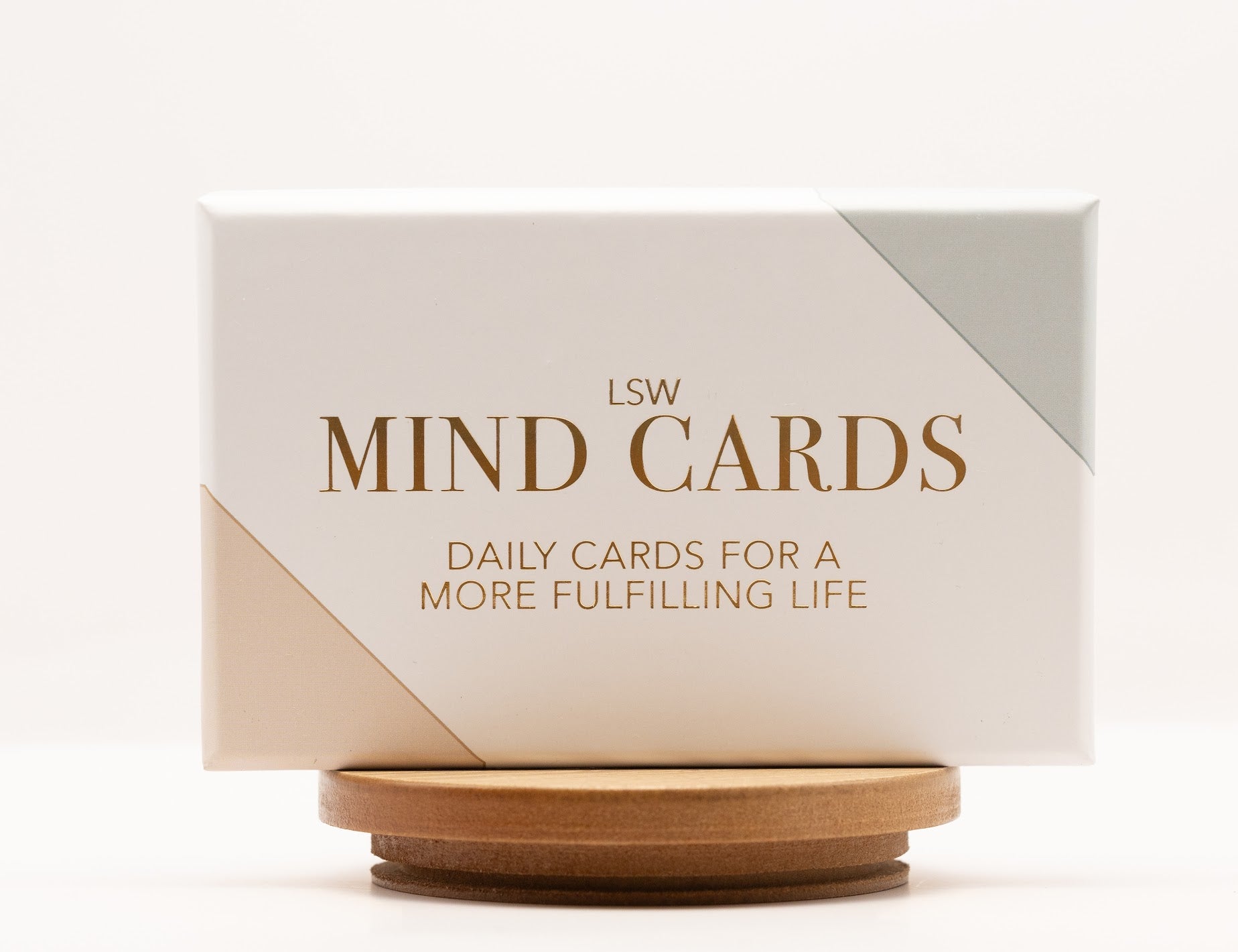 Box of LSW Mind Cards on a white background