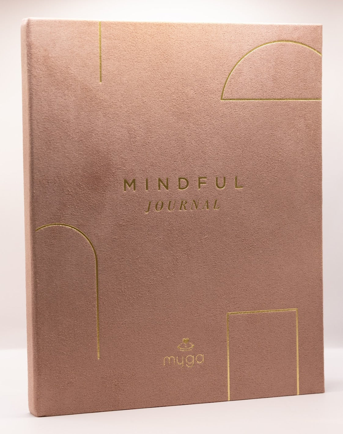 Lykke & Lumen mindful journal on white background