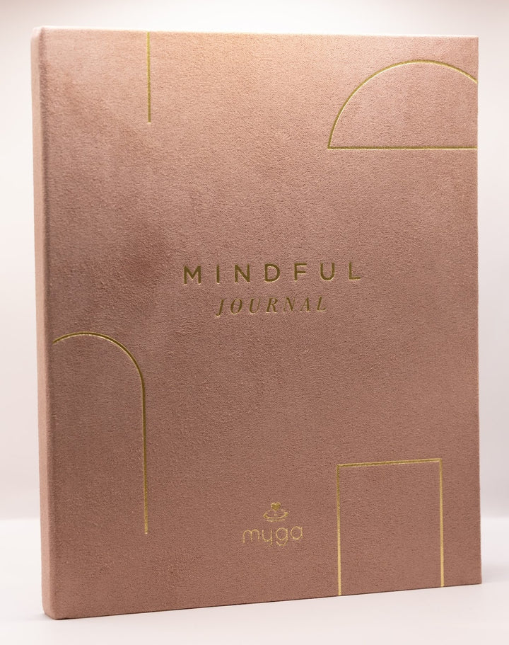 Lykke & Lumen mindful journal on white background