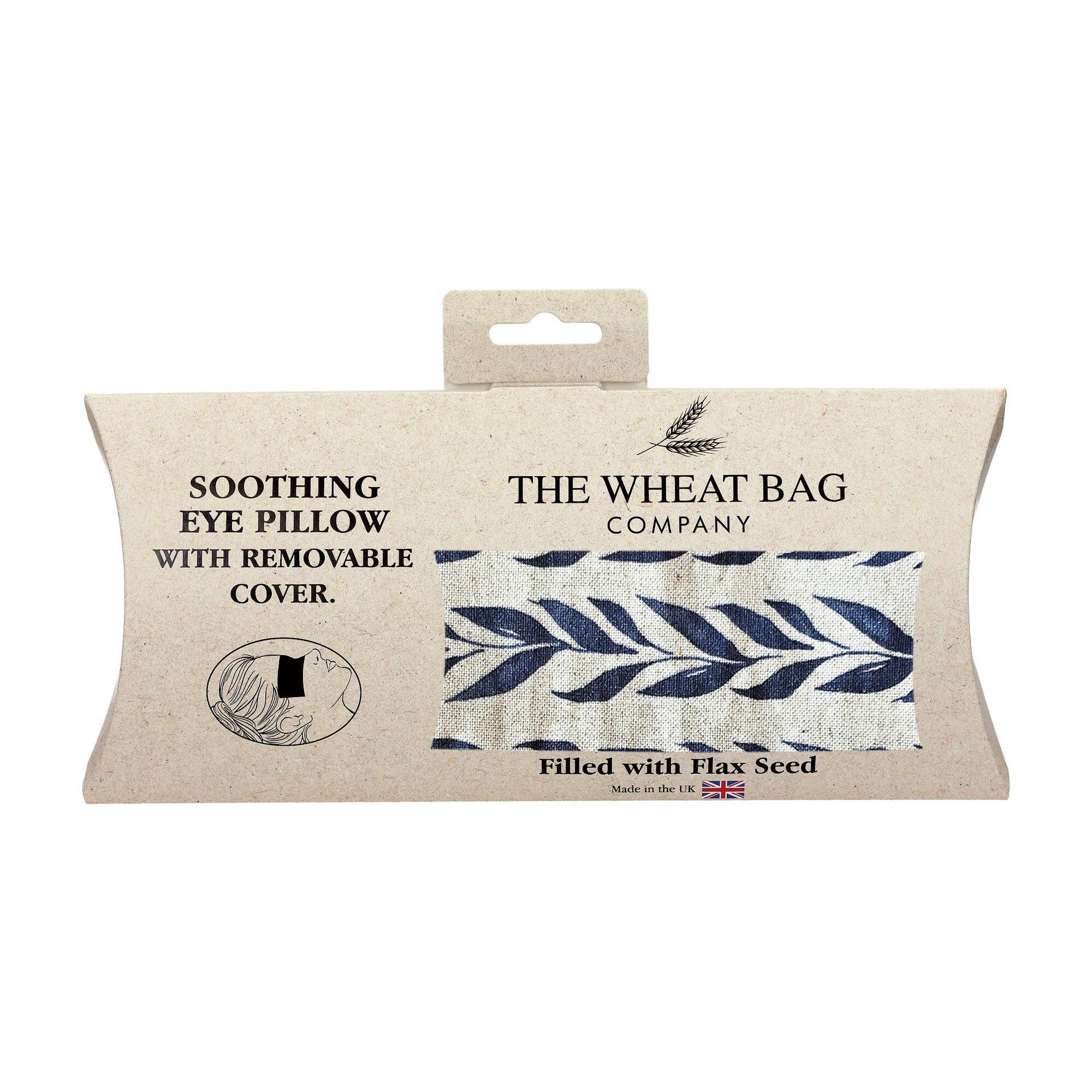Eye Pillow - Navy Leaf